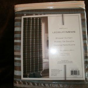 Bed Bath and Beyond Fabric Shower Curtin NEW!